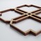 Ekena Millwork Extra Small Englewood Decorative Fretwork Wood Wall Panels, Hickory, 7 3/8"W x 7 3/8"H x 3/8"T WALW08X08X0375EWDHI - alternate 3